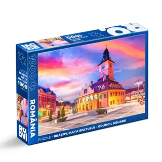 Puzzle Place du Conseil de Brasov, Centre Historique - 1000 pièces from Roovi – box 2 of 2