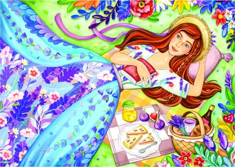 Puzzle Provence - 1000 pièces fra Roovi – æske