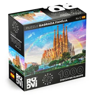 Puzzle Sagrada Familia, Barcelone, Espagne - 1000 pièces de Roovi – boîte 2 sur 2