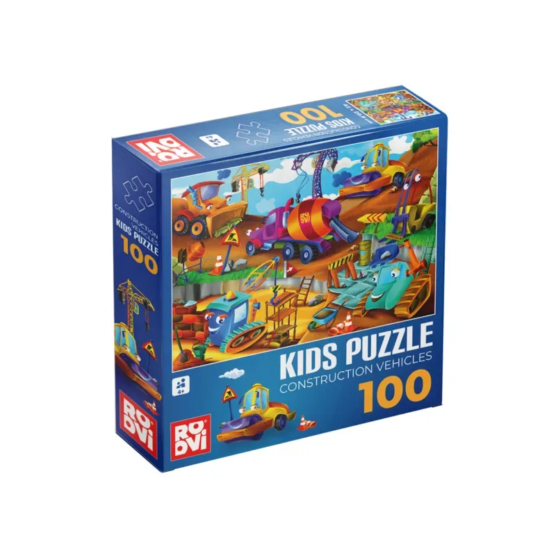 Puzzle Véhicules de Chantier - 100 à 149 pièces from Roovi – box 2 of 2