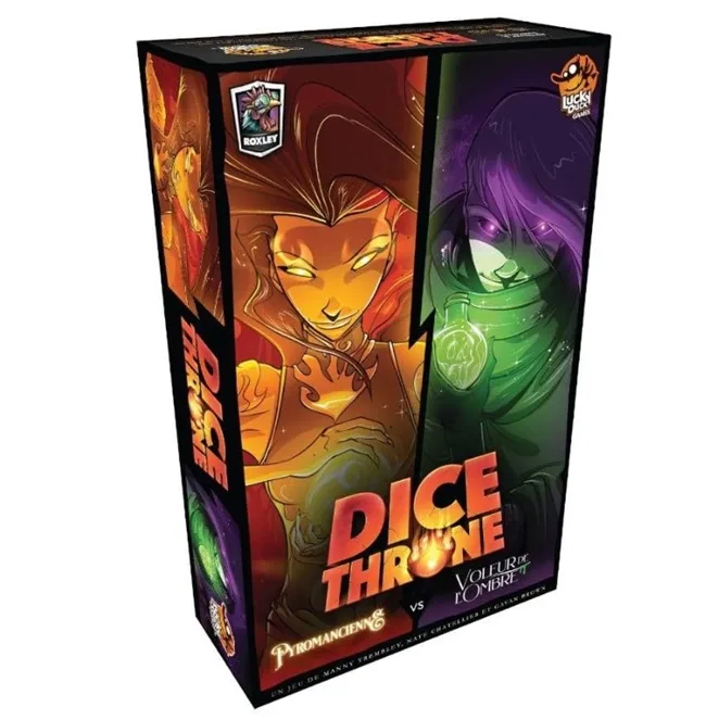 Dice Throne Season One : Pyromancer v Shadow Thief de Roxley Games – boîte