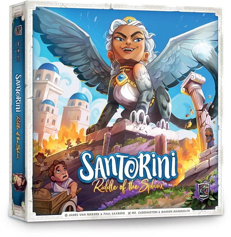 Santorini: The Riddle of the Sphinx Expansion - Uitbreiding - Engelstalig van Roxley Games – doos