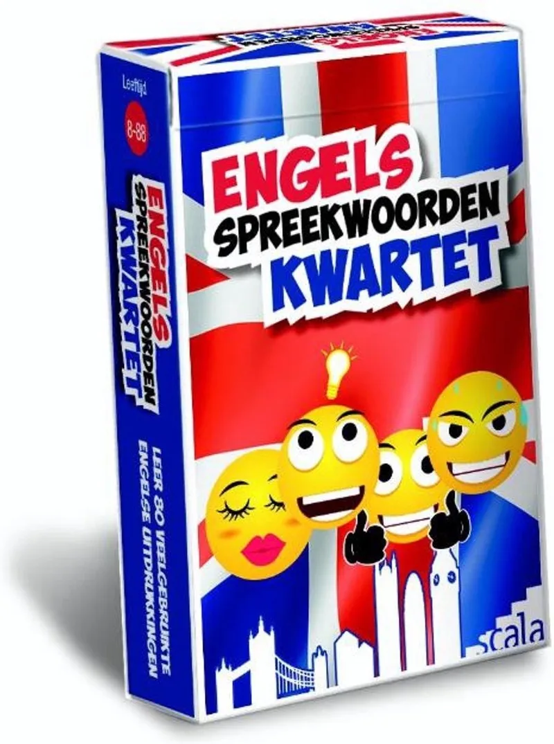 Engels Spreekwoordenkwartet de Scala Leuker Leren – boîte