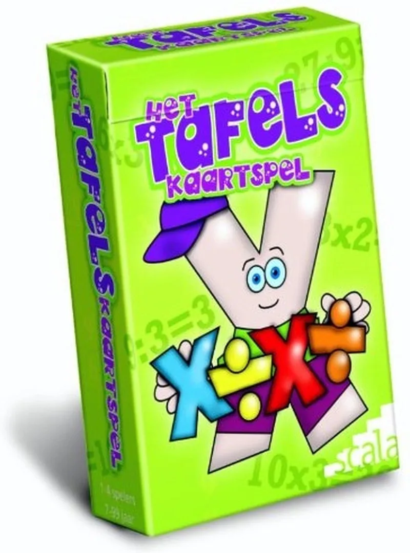 Het Tafelskaartspel de Scala Leuker Leren – boîte