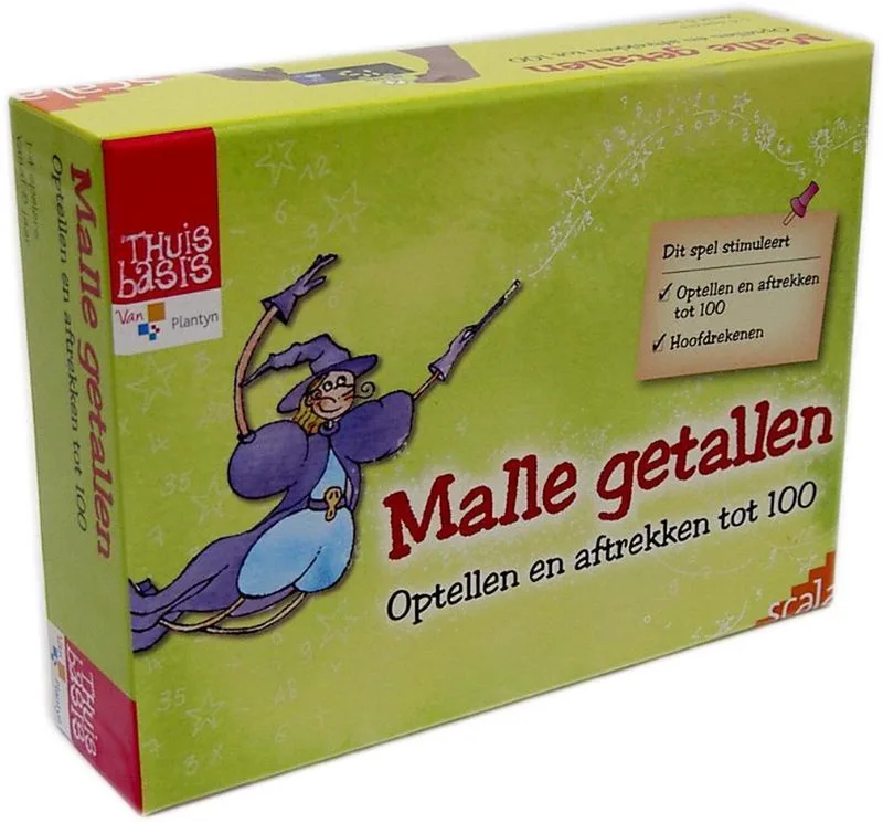 Malle Getallen Optellen en Aftrekken tot 100 van Scala Leuker Leren – doos
