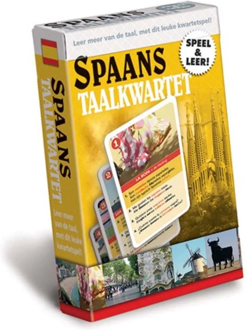 Taalkwartet - Taalkwartet Spaans van Scala Leuker Leren – doos