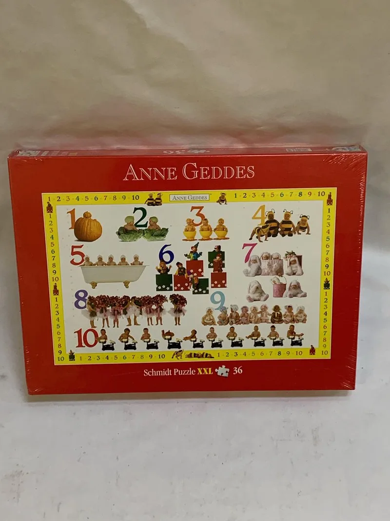 Ann Geddes - 1-10 baby's (Schmidt Puzzle XXL 36) van Schmidt Spiele, editie Geel – doos