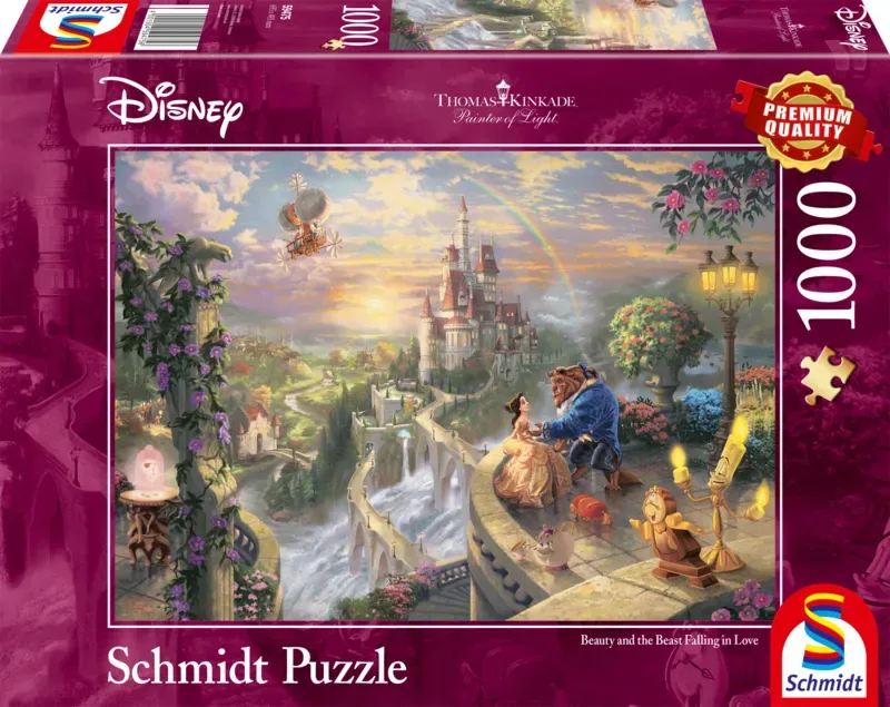 Belle en het Beest worden verliefd (1000) - Schmidt Legpuzzel von Schmidt Spiele – Schachtel 2 von 2