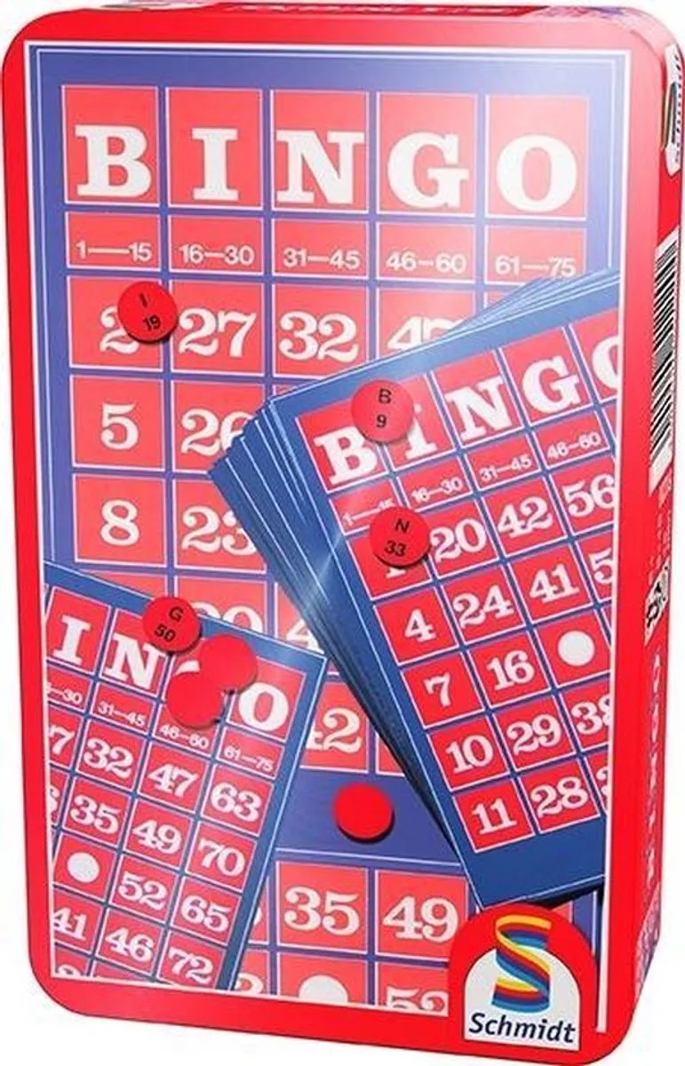 Bingo - Classic Line - Gezelschapsspel - Kansspel voor familie en groepen - vanaf 6 jaar - 2+ spelers from Schmidt Spiele – box