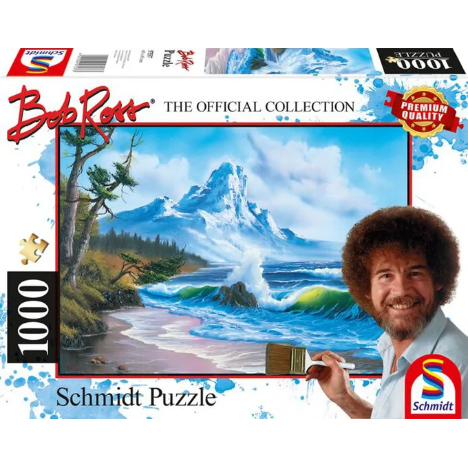 Bob Ross: Berg bij de Zee (1000 Stukjes) from Schmidt Spiele – box