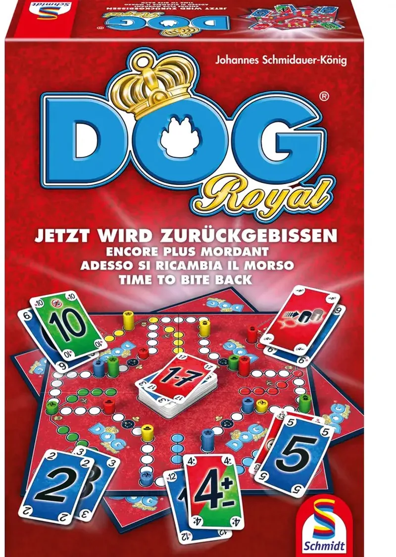 Bordspel DOG Royal - Familiespel - Strategisch teamspel met rollen - 2-6 spelers - vanaf 8 jaar from Schmidt Spiele – box