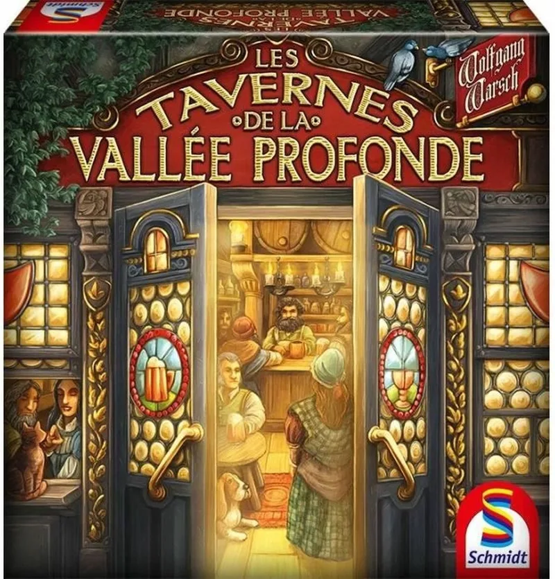 Bordspel Schmidt Spiele Les Tavernes De La Vallée Profonde van Schmidt Spiele – doos