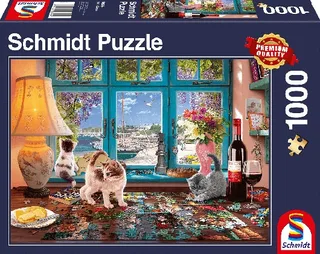 Bureau van een puzzelaar (1000) - Schmidt Legpuzzel from Schmidt Spiele – box 1 of 2