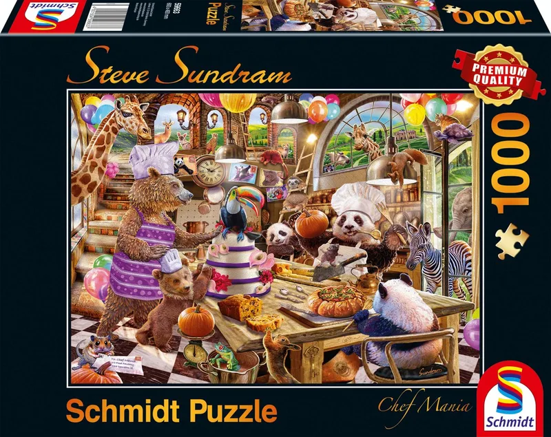 Chef Mania, 1000 stuks Puzzel van Schmidt Spiele, editie Meerkleurig – doos