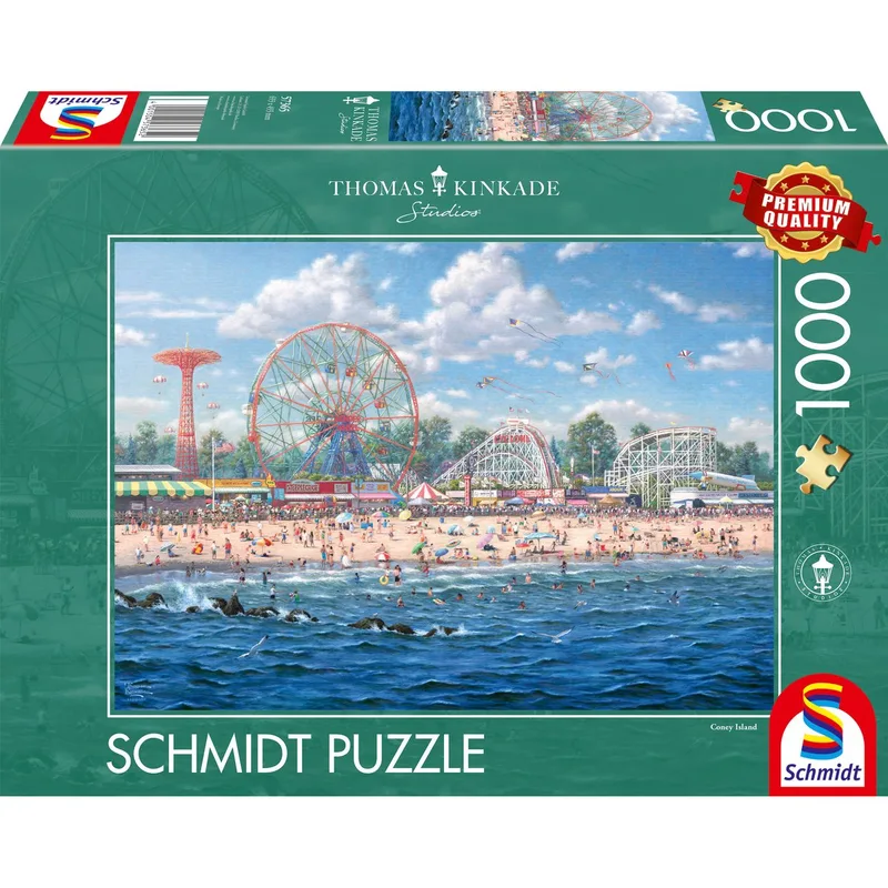 Coney Island, 1000 stukjes. fra Schmidt Spiele, Multicolor-udgave – æske