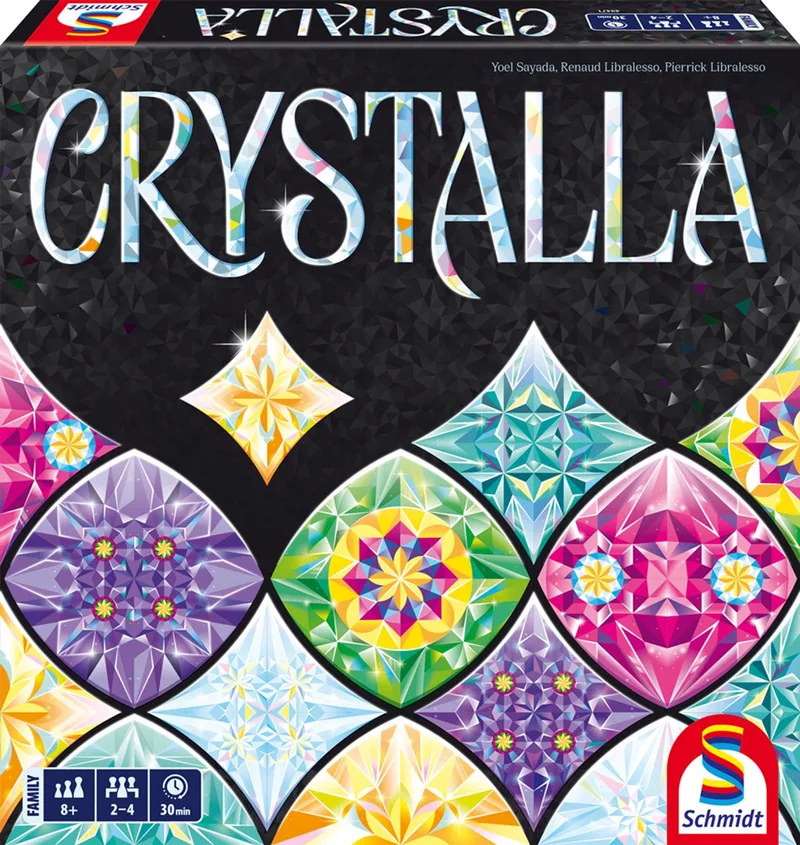 Crystalla - Tegellegspel - Strategisch familiespel met kristallen - vanaf 8 jaar - 2-4 spelers from Schmidt Spiele – box