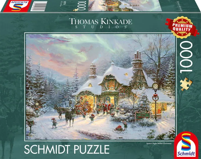 De Kerstmans nacht voor Kerstmis, 1000 stukjes - Puzzel from Schmidt Spiele – box