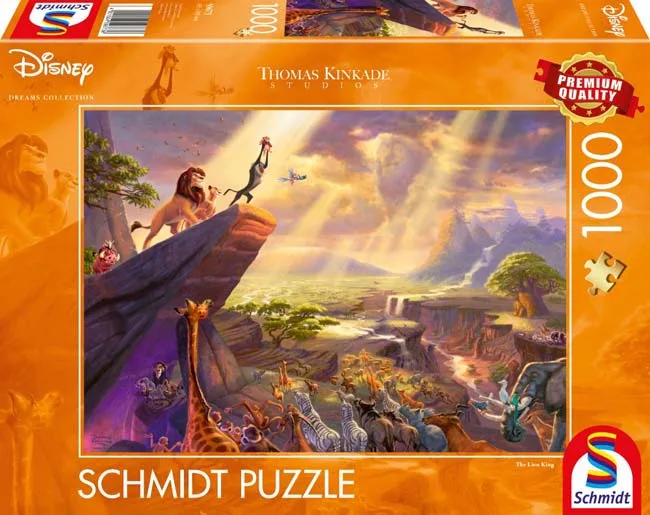 De Leeuwenkoning (1000) - Schmidt Legpuzzel de Schmidt Spiele – boîte