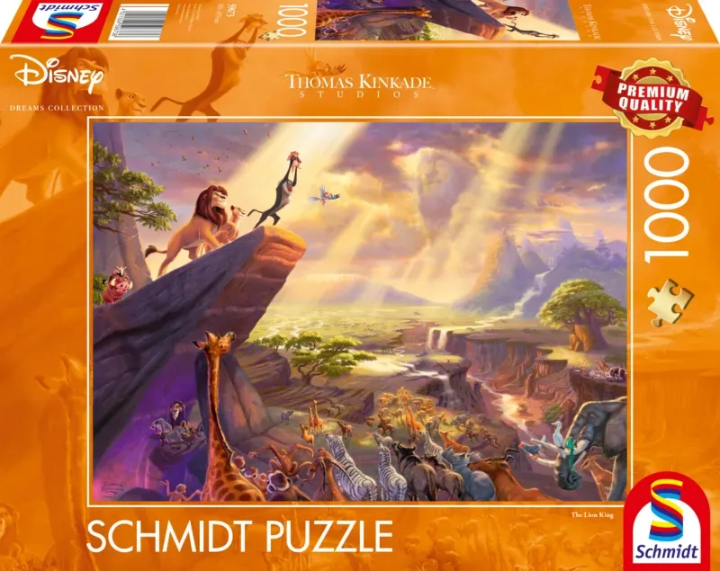 De Leeuwenkoning (1000) - Schmidt Legpuzzel from Schmidt Spiele – box 2 of 2