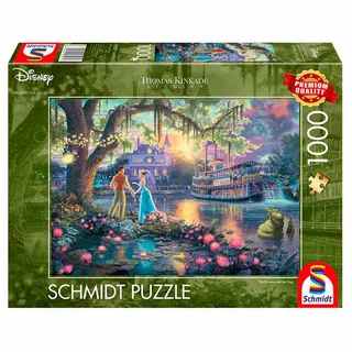De Prinses en de Kikker (1000) - Schmidt Legpuzzel fra Schmidt Spiele – æske 1 af 2