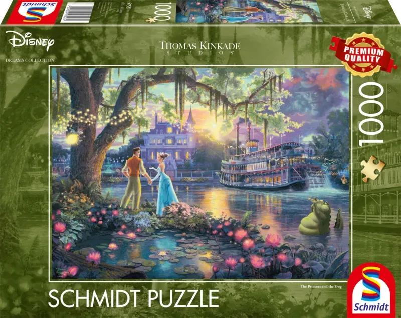 De Prinses en de Kikker (1000) - Schmidt Legpuzzel fra Schmidt Spiele – æske 2 af 2