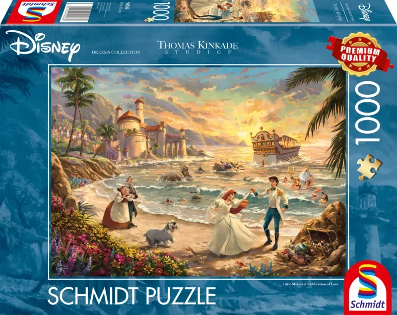 Disney puzzel De Kleine Zeemeermin 1000 stukjes - legpuzzel. from Schmidt Spiele, Multicolour edition – box 2 of 2