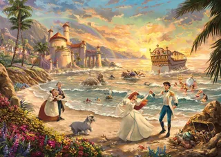 Disney puzzel De Kleine Zeemeermin 1000 stukjes - legpuzzel. from Schmidt Spiele, Multicolour edition – box 1 of 2