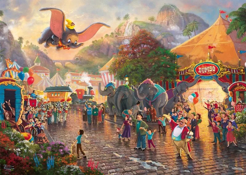 Disney puzzel Dumbo 1000 stukjes legpuzzel. van Schmidt Spiele, editie Meerkleurig – doos