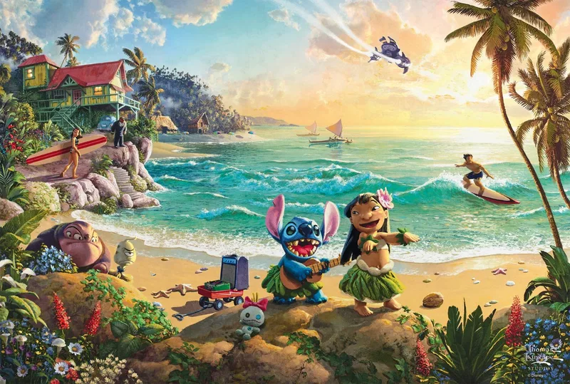 Disney puzzel Lilo & Stitch eco-vriendelijk 200 stukjes cartoon. de Schmidt Spiele, édition Multicolore – boîte