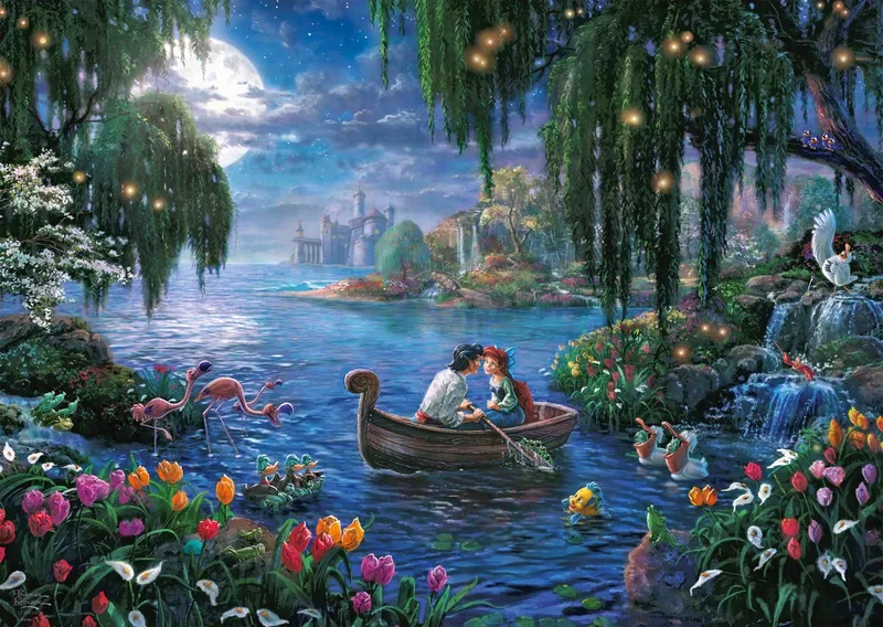 Disney puzzel Little Mermaid 1000 stukjes legpuzzel. from Schmidt Spiele, Multicolour edition – box