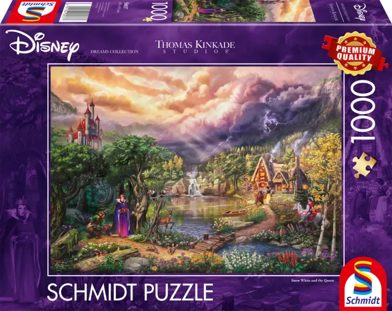 Disney puzzel Sneeuwwitje en de Koningin - 1000 stukjes. van Schmidt Spiele, editie Meerkleurig – doos 2 van 2