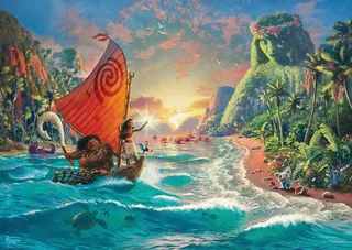 Disney puzzel Vaiana Moana 1000 stukjes film speelgoed. from Schmidt Spiele, Multicolour edition – box 2 of 2