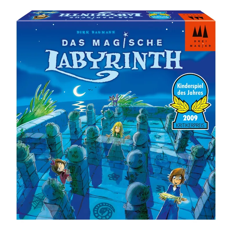Drei Magier® 40848 Kartenspiele Das magische Labyrinth ab 6 Jahre fra Schmidt Spiele – æske