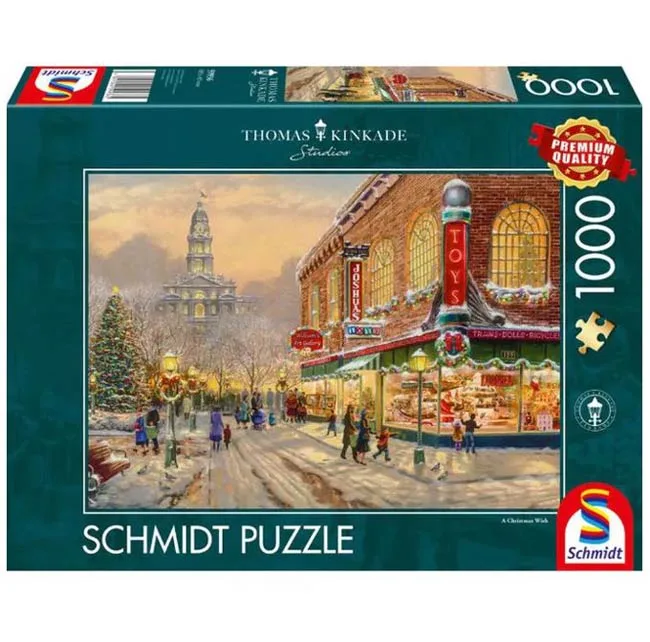 Een Kerstwens (1000) - Schmidt Legpuzzel de Schmidt Spiele – boîte
