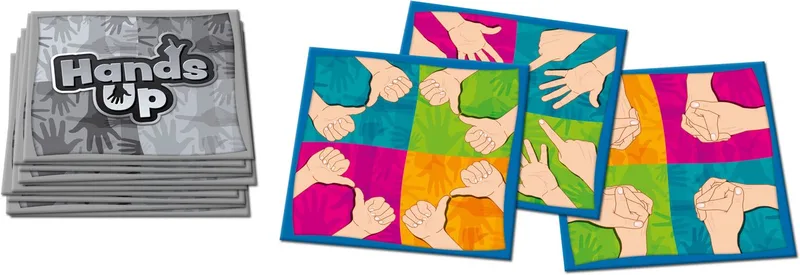 Hands Up - Actiespel - Snel reactiespel met kaarten - vanaf 6 jaar - 2-8 spelers de Schmidt Spiele – boîte