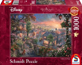 Lady en de vagebond (1000) - Schmidt Legpuzzel de Schmidt Spiele – boîte 1 sur 2