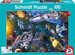 Legpuzzel - 100 stukjes - Kinderen - vanaf 6 jaar from Schmidt Spiele, Ruimtepret edition – box 2 of 2