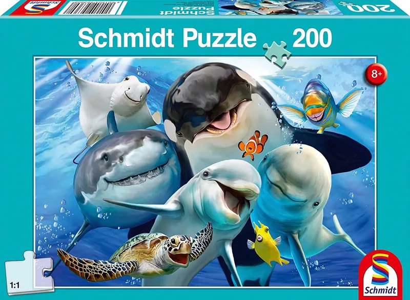 Legpuzzel - 200 stukjes - Kinderen - vanaf 8 jaar från Schmidt Spiele, utgåva Onderwatervrienden – kartong