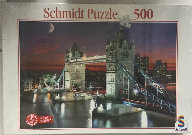 Legpuzzel - 500 Stukjes -Tower Bridge Londen - Schmidt Puzzel from Schmidt Spiele, Multi-coloured edition – box