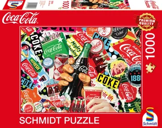 legpuzzel Coca Cola it is! - 1000 stukjes puzzel plezier. from Schmidt Spiele, Multicolour edition – box 2 of 2
