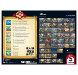 Legpuzzel - Disney, Mickey & Minnie versieren de boom - Thomas Kinkade Studios - 1000 stukjes - Volwassenen - vanaf 12 jaar from Schmidt Spiele, Mickey & Minnie edition – box 4 of 4