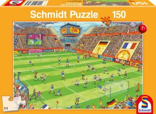 Legpuzzel - Finale in het voetbalstadion - 150 stukjes - Kinderen - vanaf 7 jaar de Schmidt Spiele, édition Multicolore – boîte 2 sur 2