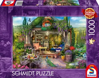Puzzle Cabane dans les Vignobles - 1000 pièces de Schmidt Spiele, édition Multicolore – boîte 1 sur 2