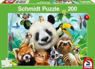 Legpuzzel - Gewoon beestachtig! - 200 stukjes - Kinderen - vanaf 8 jaar de Schmidt Spiele, édition Gewoon beestachtig! – boîte 2 sur 2