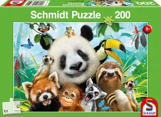 Legpuzzel - Gewoon beestachtig! - 200 stukjes - Kinderen - vanaf 8 jaar de Schmidt Spiele, édition Gewoon beestachtig! – boîte 1 sur 2