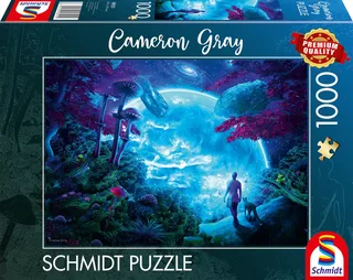 Legpuzzel - Hemelse fantasie - Cameron Gray - 1000 stukjes - Volwassenen - vanaf 12 jaar de Schmidt Spiele, édition Multicolore – boîte 1 sur 2