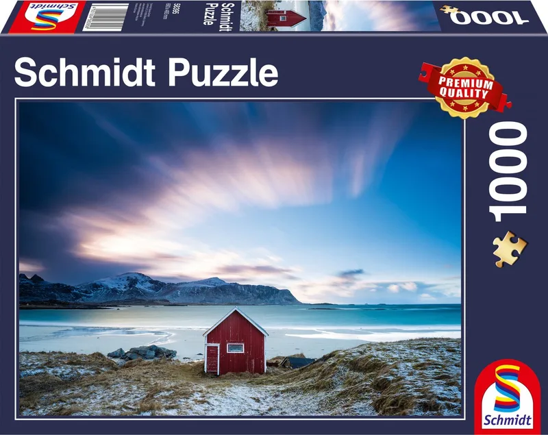 Legpuzzel Hut Aan De Atlantische Kust 1000 Stukjes de Schmidt Spiele, édition Multicolore – boîte
