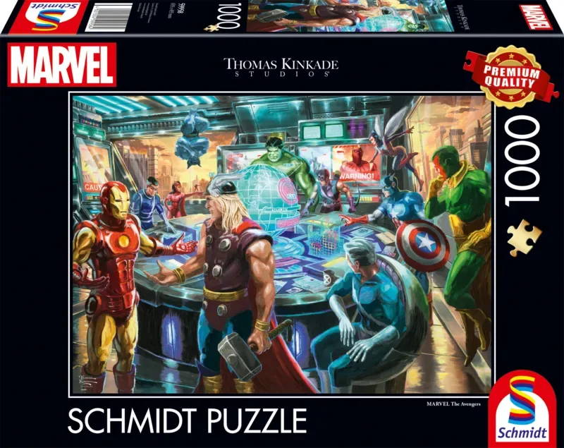 Legpuzzel - Marvel - Thomas Kinkade Studios - 1000 stukjes - Volwassenen - vanaf 12 jaar von Schmidt Spiele, Ausgabe The Avengers – Schachtel 2 von 2