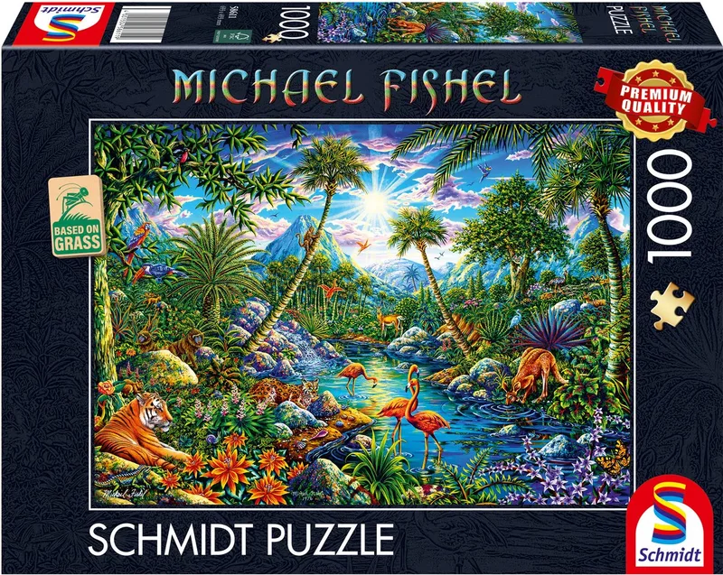 Legpuzzel - Michael Fischel - 1000 stukjes - Volwassenen - vanaf 12 jaar de Schmidt Spiele, édition Eilandparadijs – boîte