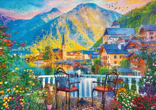 Puzzle Hallstatt la Pittoresque - 1000 pièces de Schmidt Spiele, édition Multicolore – boîte 1 sur 2